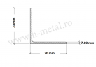 Cornier 70x70x7 mm 2